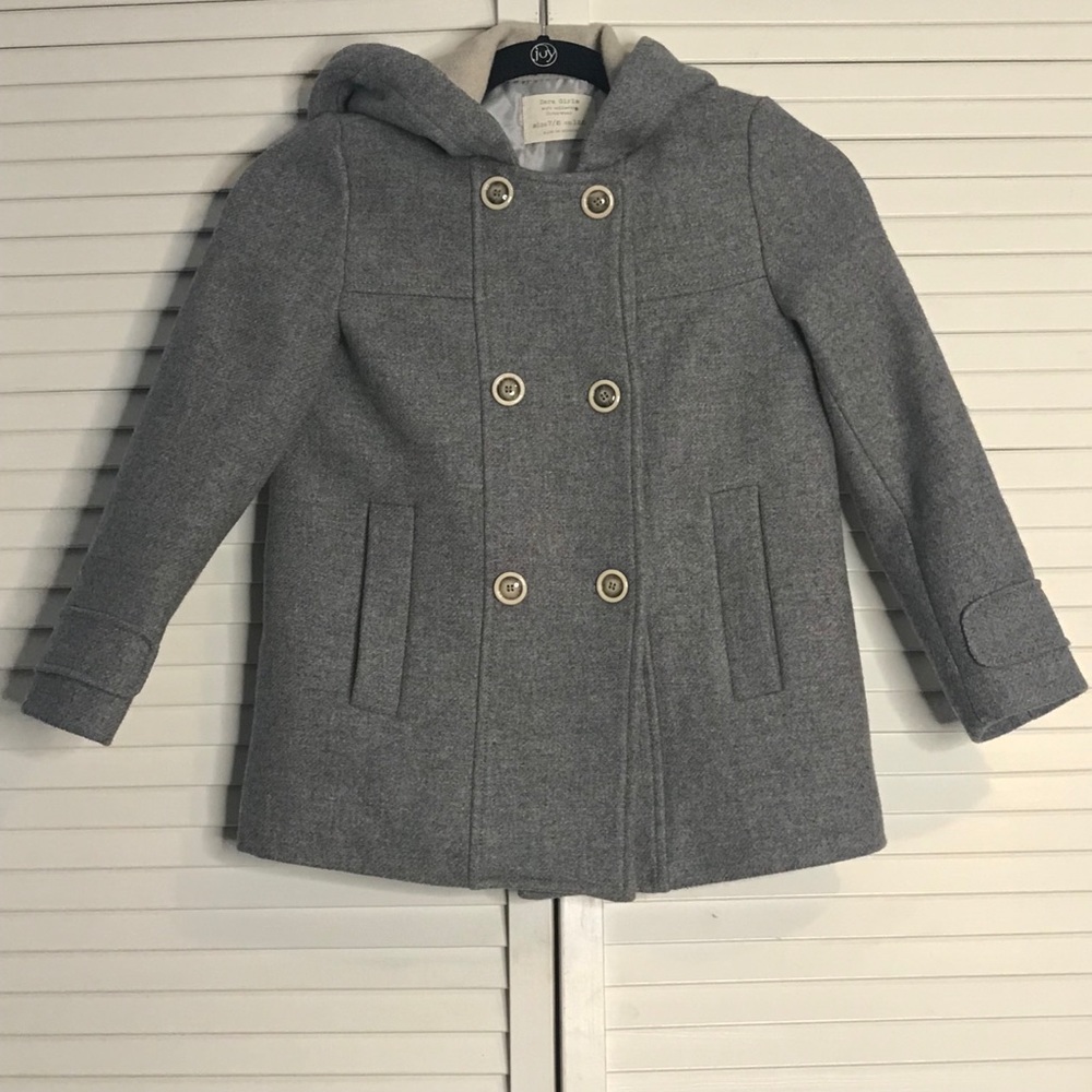Zara gray jacket with hood